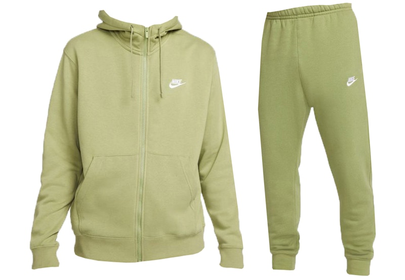 Army green store nike tracksuit