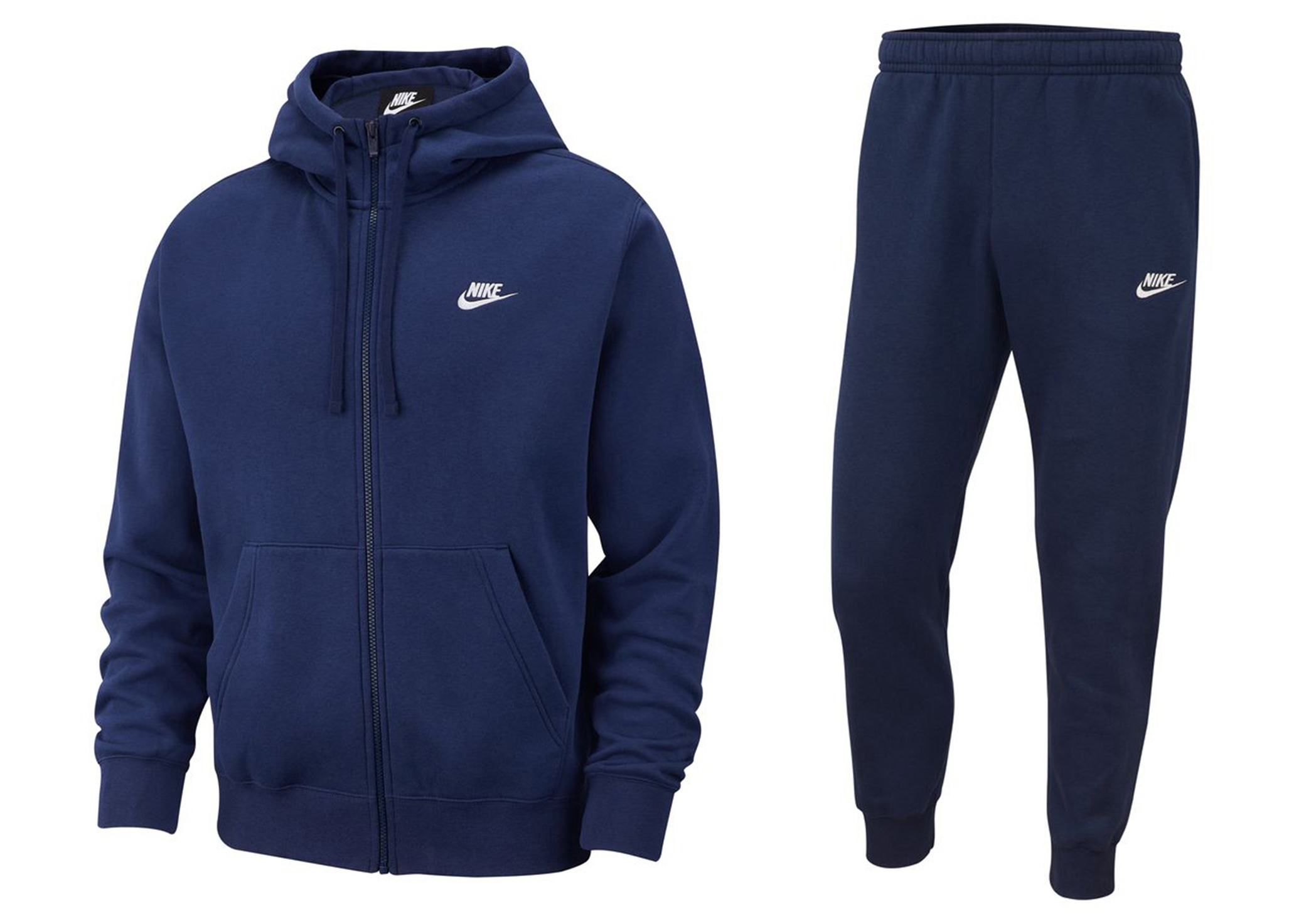 Nike Sportswear Club Fleece Full-Zip Hoodie & Joggers Set 