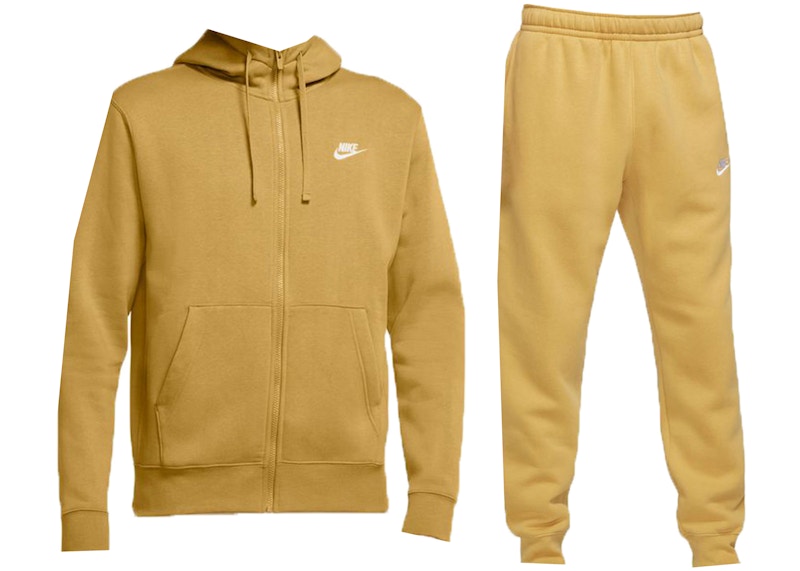 Nike club discount pullover hoodie sesame