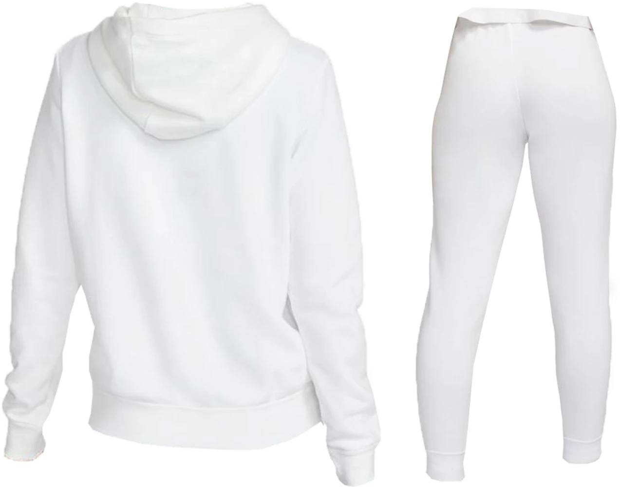 Nike Sportswear Club Fleece Full-Zip Hoodie & Joggers Set White/Black Men's  - SS23 - US