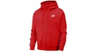 Nike Sportswear Club Fleece Full-Zip Hoodie University Red/University Red/White