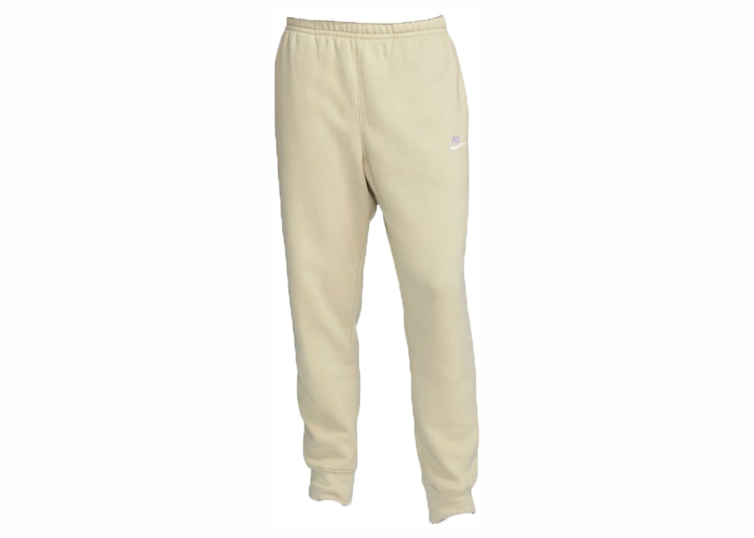 Pre-owned Nike Sportswear Club Fleece Jogger Pants Rattan/rattan/white