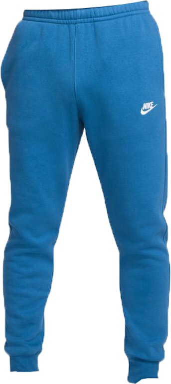 Pre-owned Nike Sportswear Club Fleece Joggers Dark Marina Blue/dark Marina Blue/white