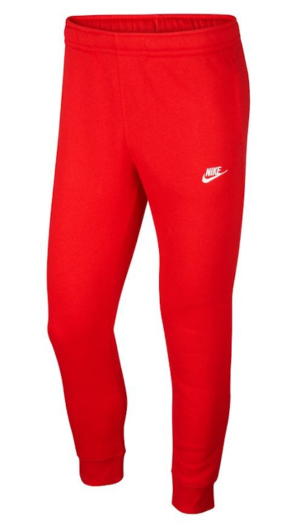 Pre-owned Nike Sportswear Club Fleece Joggers University Red/university Red/white