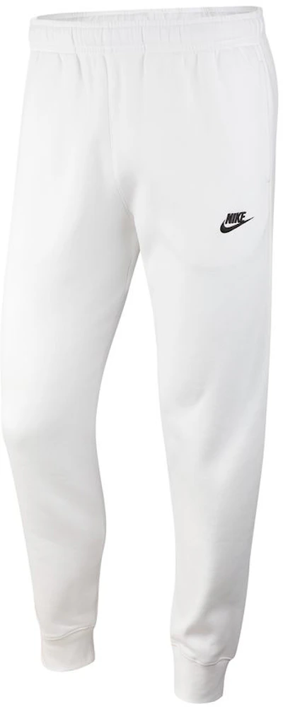 Nike Sportswear Club Fleece Joggers White/White/Black Men's - US