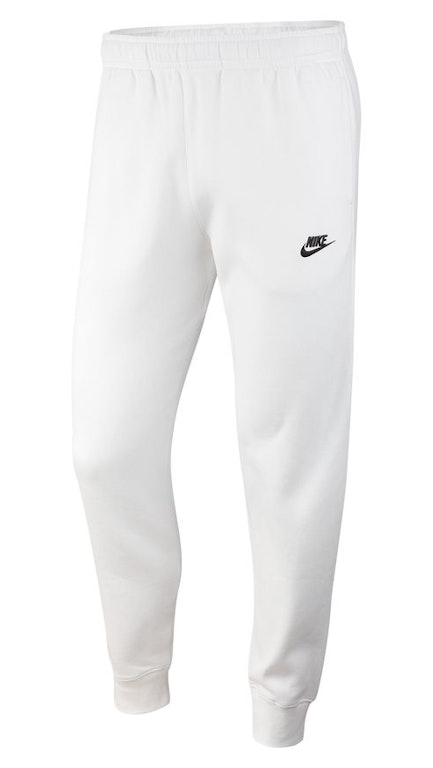 Pre-owned Nike Sportswear Club Fleece Joggers White/white/black