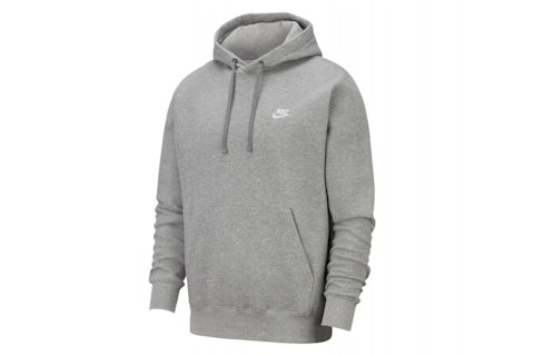 Sudadera con capucha Nike Sportswear Club Fleece Gris/Blanco