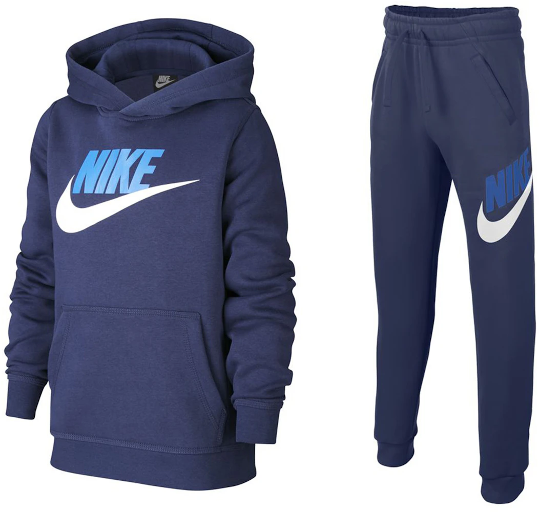 Nike Sportswear Club Fleece Pullover Hoodie & Joggers Set Midnight
