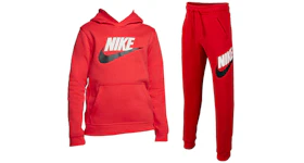 Nike Sportswear Club Fleece Pullover Hoodie & Joggers Set University Red
