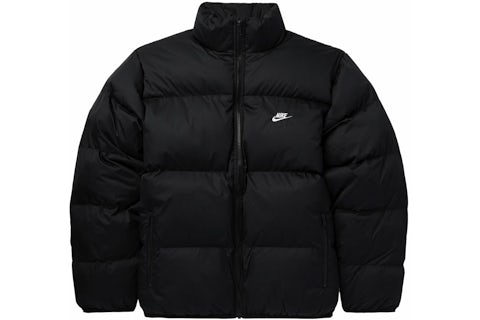 Nike Sportswear Club Puffer Jacket (Asia Sizing) Black/White Men's