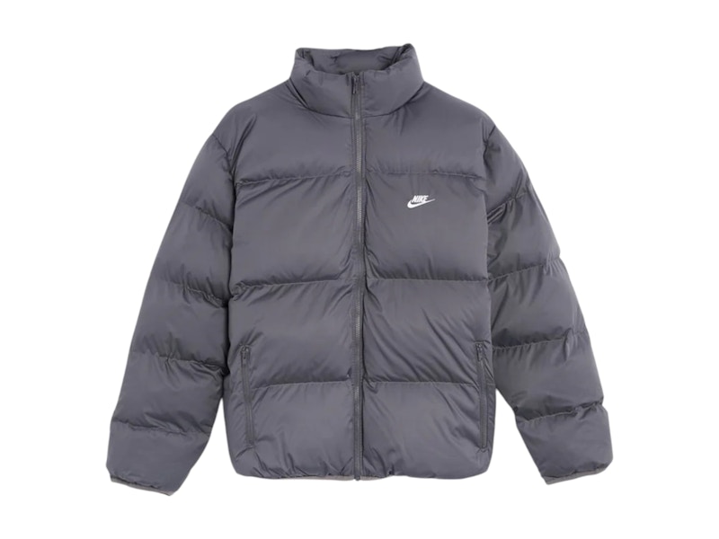 パーカー・フーディ Nike NSW Puffer Jacket Iron Grey - Asia Nike Sportswear Club Puffer Jacket Iron Grey/White Men's