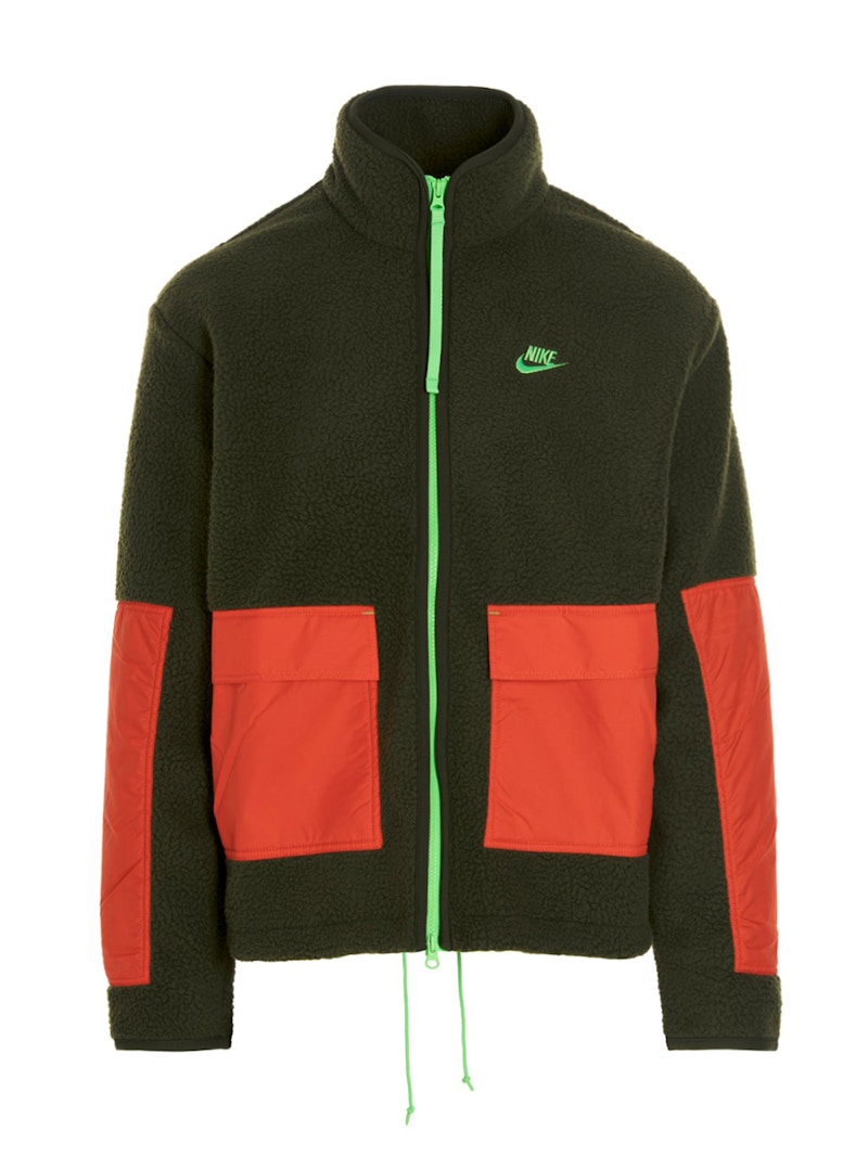 Nike sherpa best sale hoodie green