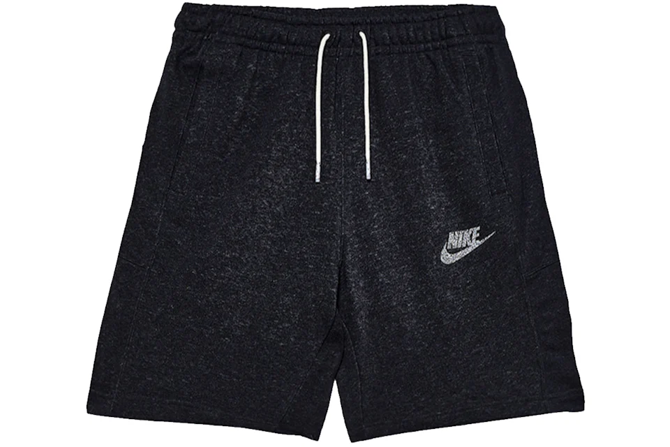 Nike Sportswear Fleece Shorts Black/White Men's - SS22 - US