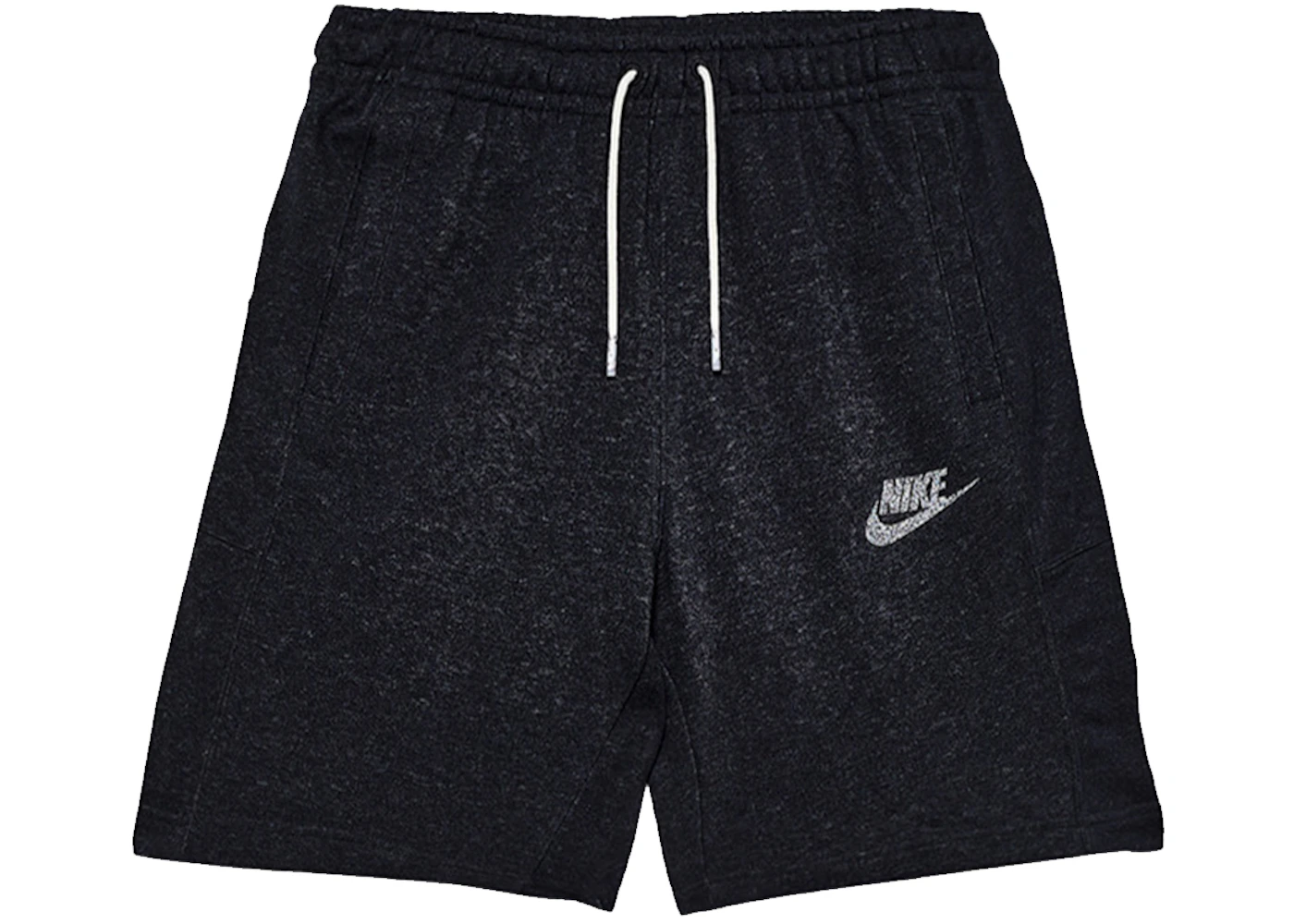 Nike Sportswear Fleece Shorts Black/White Men's - SS22 - US