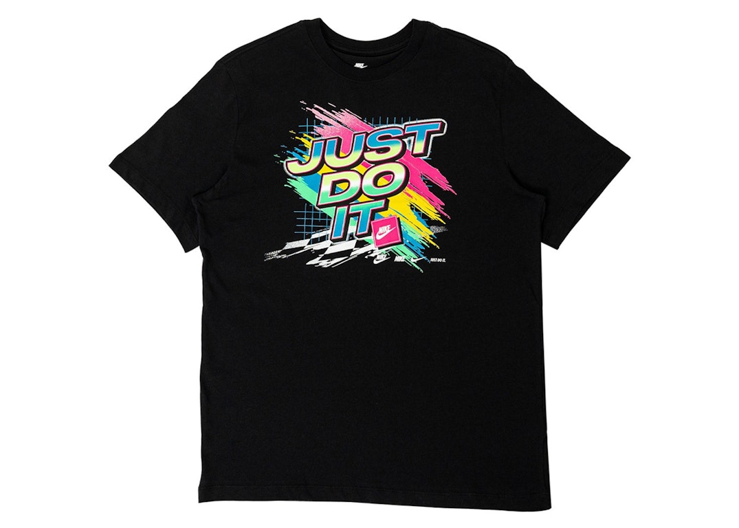 Pre-owned Nike Sportswear Just Do It Graphic Tee Black
