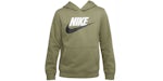 Nike Sportswear Kids Club Fleece Pullover Hoodie Alligator/White/Black