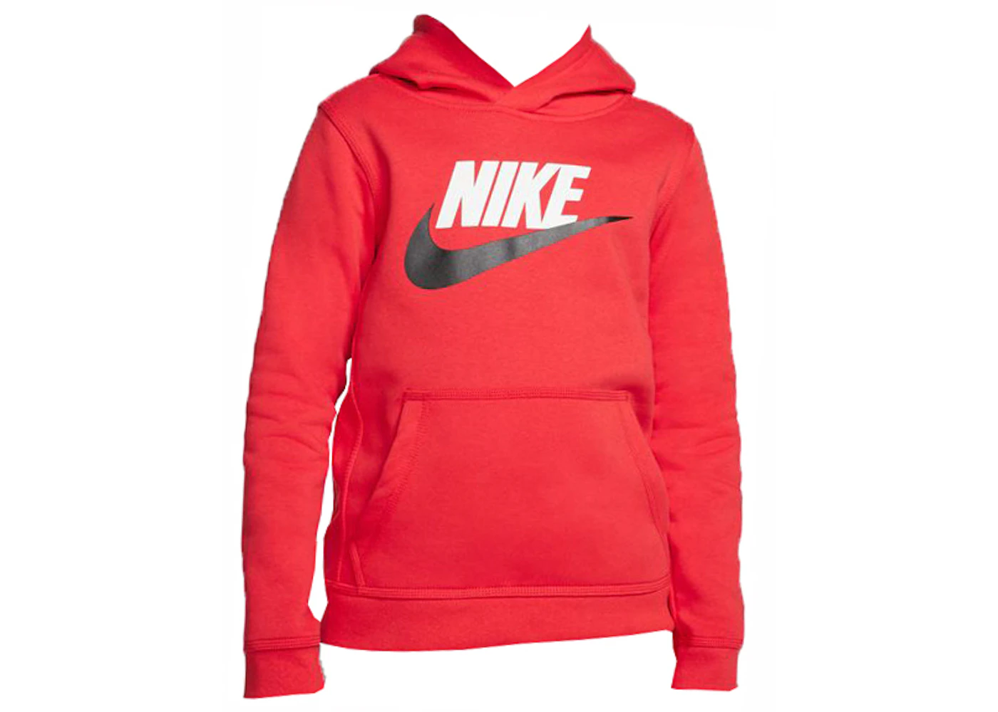 Nike Sportswear Kids Club Fleece Pullover Hoodie University Red Kids ...