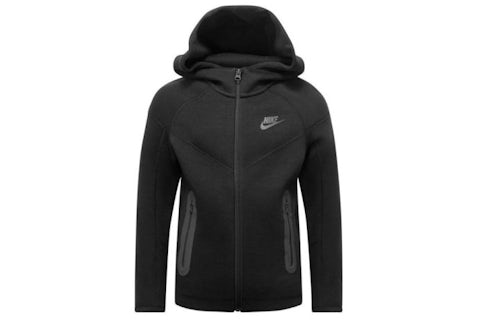 Nike Sportswear Kids' Tech Fleece Full-Zip Hoodie Black/Black US