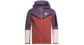 Nike Sportswear Kids' Tech Fleece Full-Zip Hoodie Canyon Purple/Canyon Rust/Light Bone/Light Bone