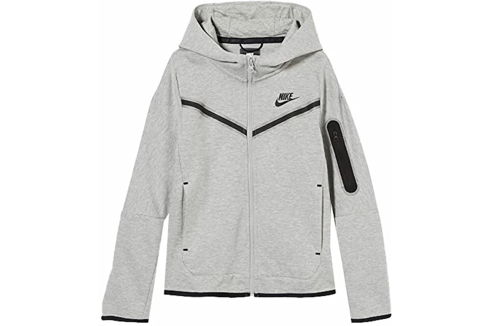 invernadero Jugar con Sur oeste Nike Sportswear Kids' Tech Fleece Full-Zip Hoodie Dark Grey Heather/Black -  FW22 - ES