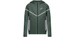 Nike Sportswear, felpa in pile tecnico per bambini, con cerniera intera, riflettente/multicolore