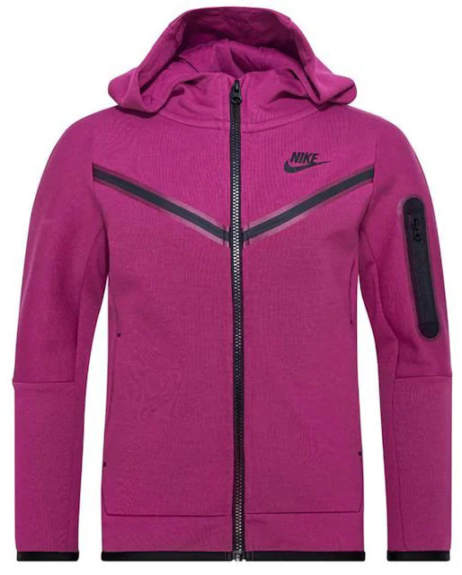 Nike Sportswear Kids Tech Fleece Full-Zip Hoodie Rosewood Pour enfants ...