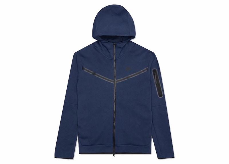 Nike Sportswear Kids' Tech Fleece Full-Zip Hoodie Navy/Black Kids