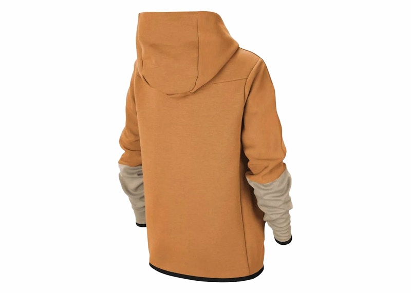 nike tech fleece hoodie yellow