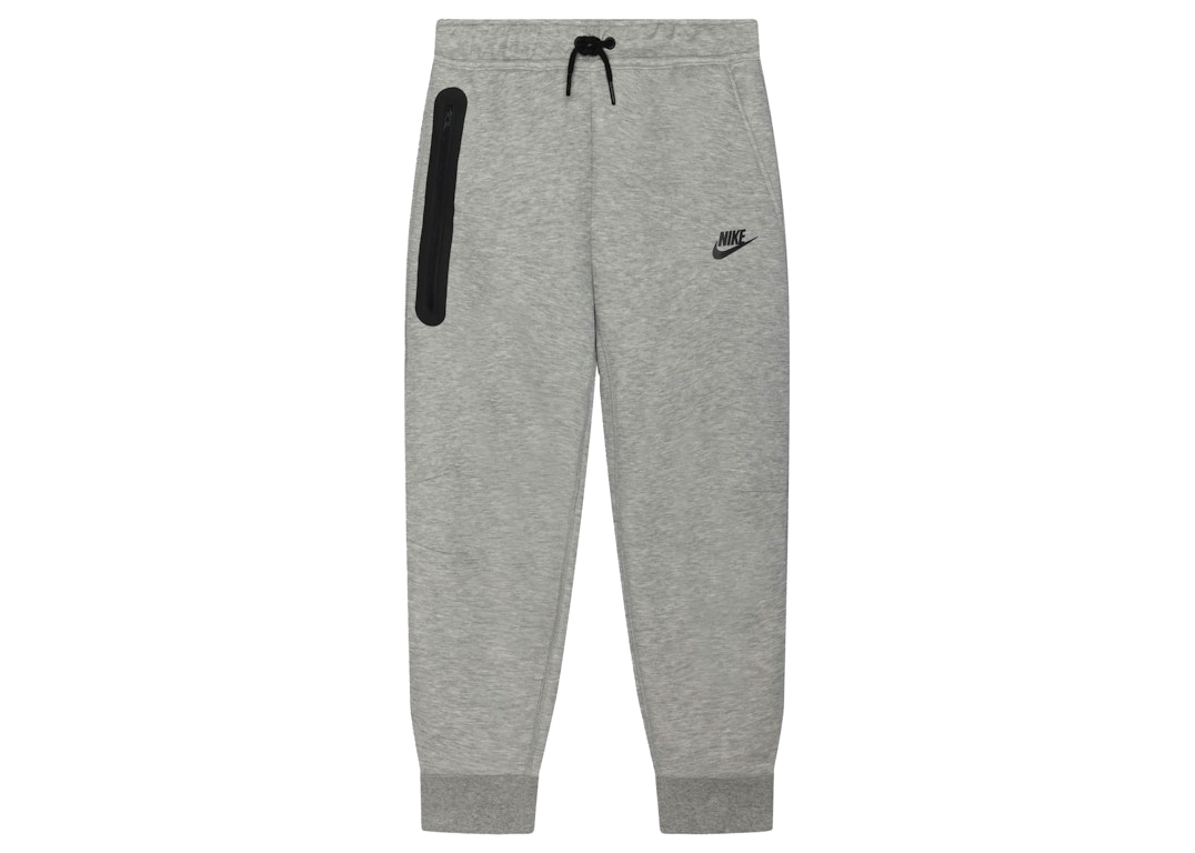 Pre-owned Nike Sportswear Kids' Tech Fleece Joggers Dark Grey Heather/black/black