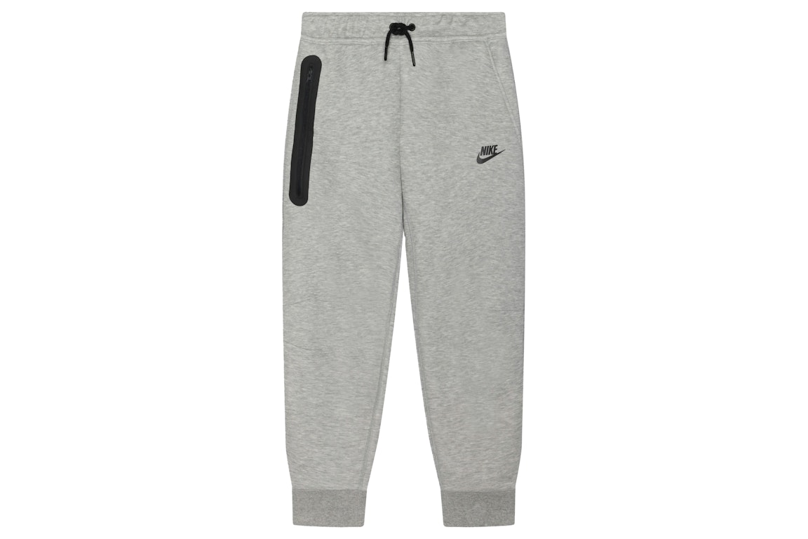 Pre-owned Nike Sportswear Kids' Tech Fleece Joggers Dark Grey Heather/black/black