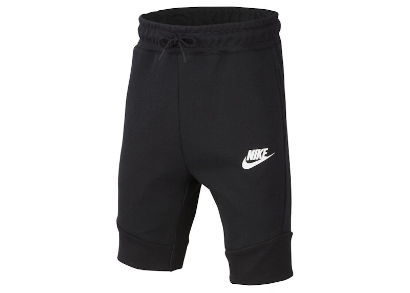 Nike tech fleece shorts on sale obsidian