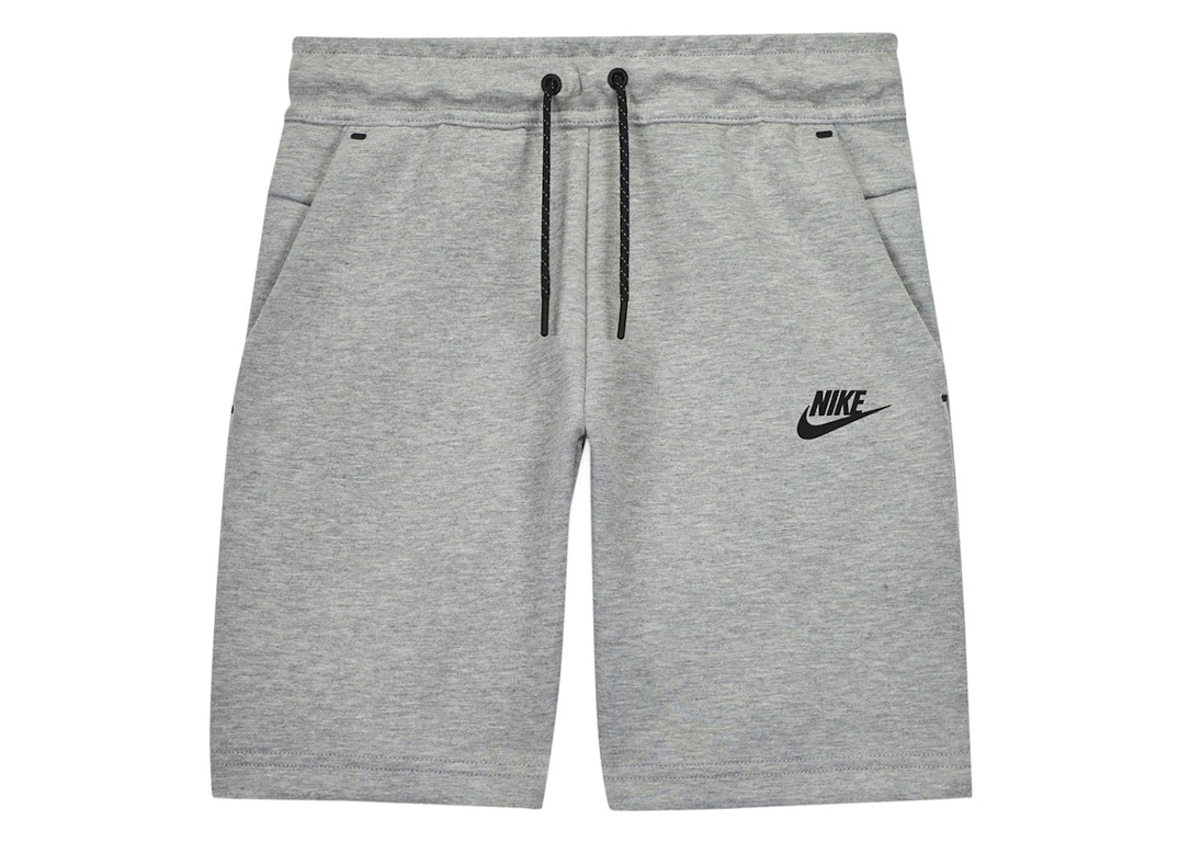 Pre-owned Nike Sportswear Kids Tech Fleece Shorts Grey