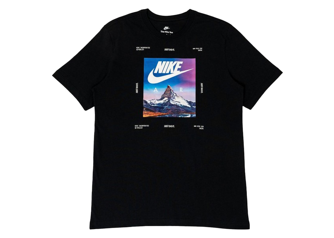 Pre-owned Nike Sportswear Mountain Top Tee Black