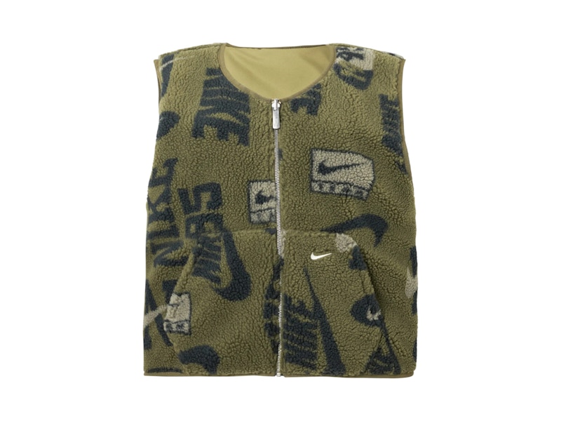 Nike Sportswear Reversible Vest Medium Olive/Neutral Olive - US