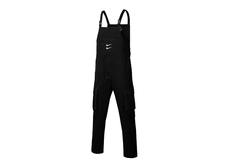 Nike Sportswear Swoosh Overalls Black/White Men's - US