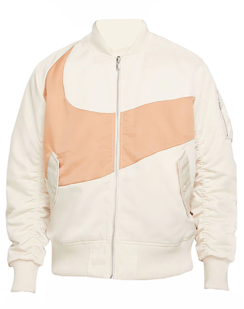 Nike Sportswear Sweatshirt US Therma-Fit White - Creamy Swoosh Men\'s - FW23