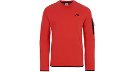 Nike Sportswear Tech Fleece Crewneck Sweatshirt Red