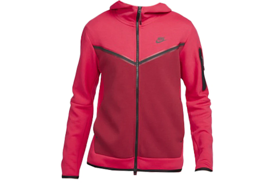 Nike Sportswear Tech Fleece Full-Zip Hoodie Berry/Pomegranate