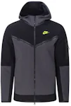 Nike Sportswear Tech Fleece Full-Zip Hoodie Dark Smoke Grey/Black/Safety  Orange Men's - SS23 - US