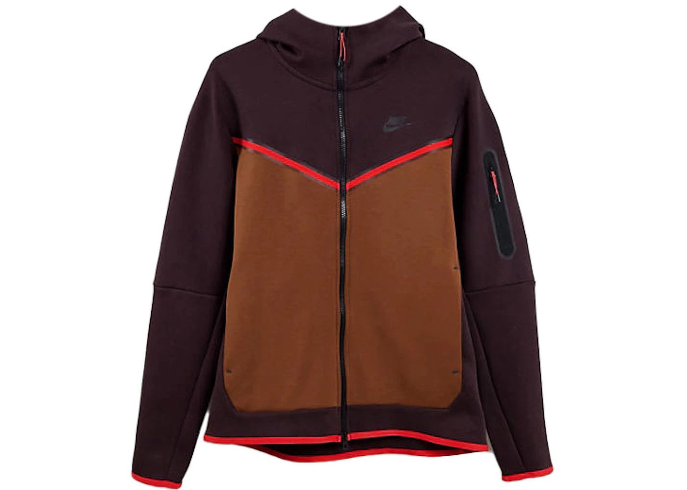 Nike Sportswear Tech Fleece Full-Zip Hoodie Brown Basalt/Pecan