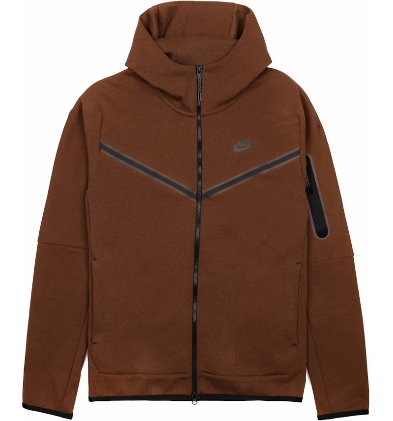 Nike Sportswear Tech Fleece Full-Zip Hoodie Cacao Wow/Black Men's