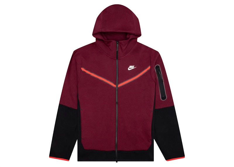 Nike tech fleece clearance hoodie full zip zwart