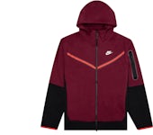 Nike Sportswear Tech Fleece Full-Zip Hoodie Dark Beetroot/Black/Phantom