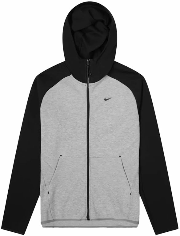 Nike Sportswear Tech Fleece Full-Zip Hoodie Dark Grey Heather/Black ...