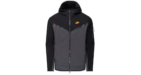 Nike Sportswear Tech Fleece Full-Zip Hoodie Dark Smoke Grey/Black/Safety Orange
