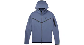 Nike Sportswear Tech Fleece 長式拉鍊帽T Diffused 藍色