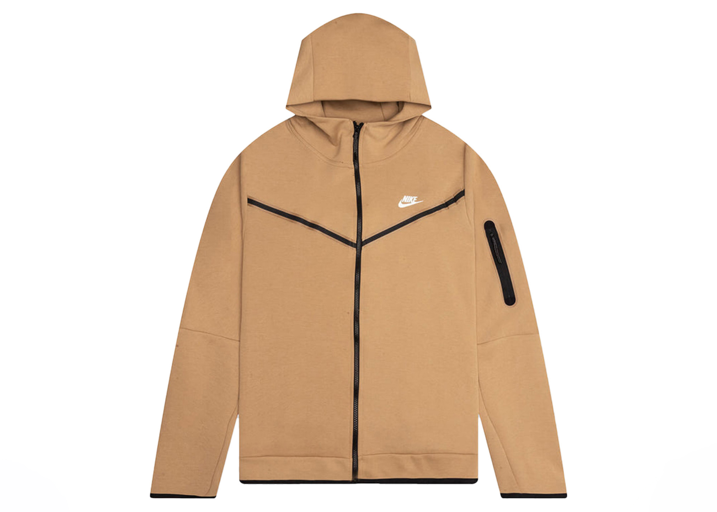 Nike Sportswear Tech Fleece Full Zip Hoodie Elemental Gold Sail