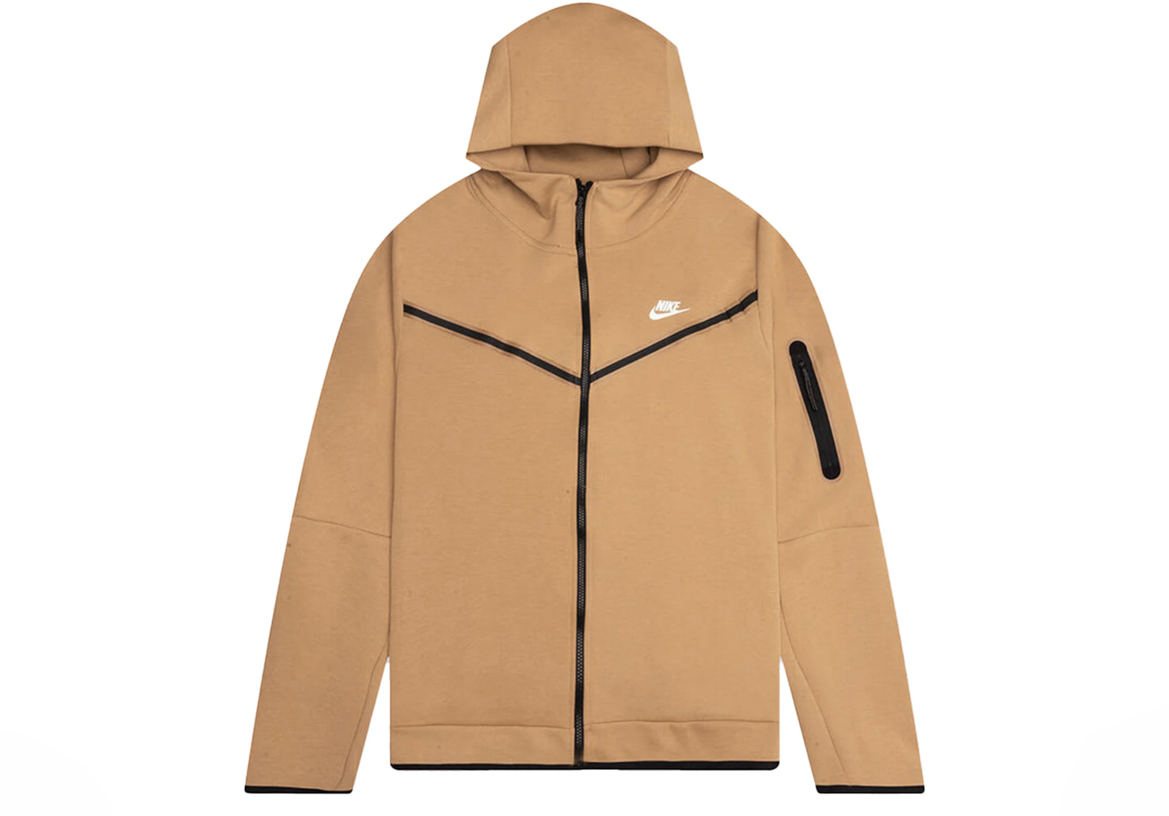 Nike Tech Fleece Full-Zip Hoodie Elemental Gold/Sail - MX