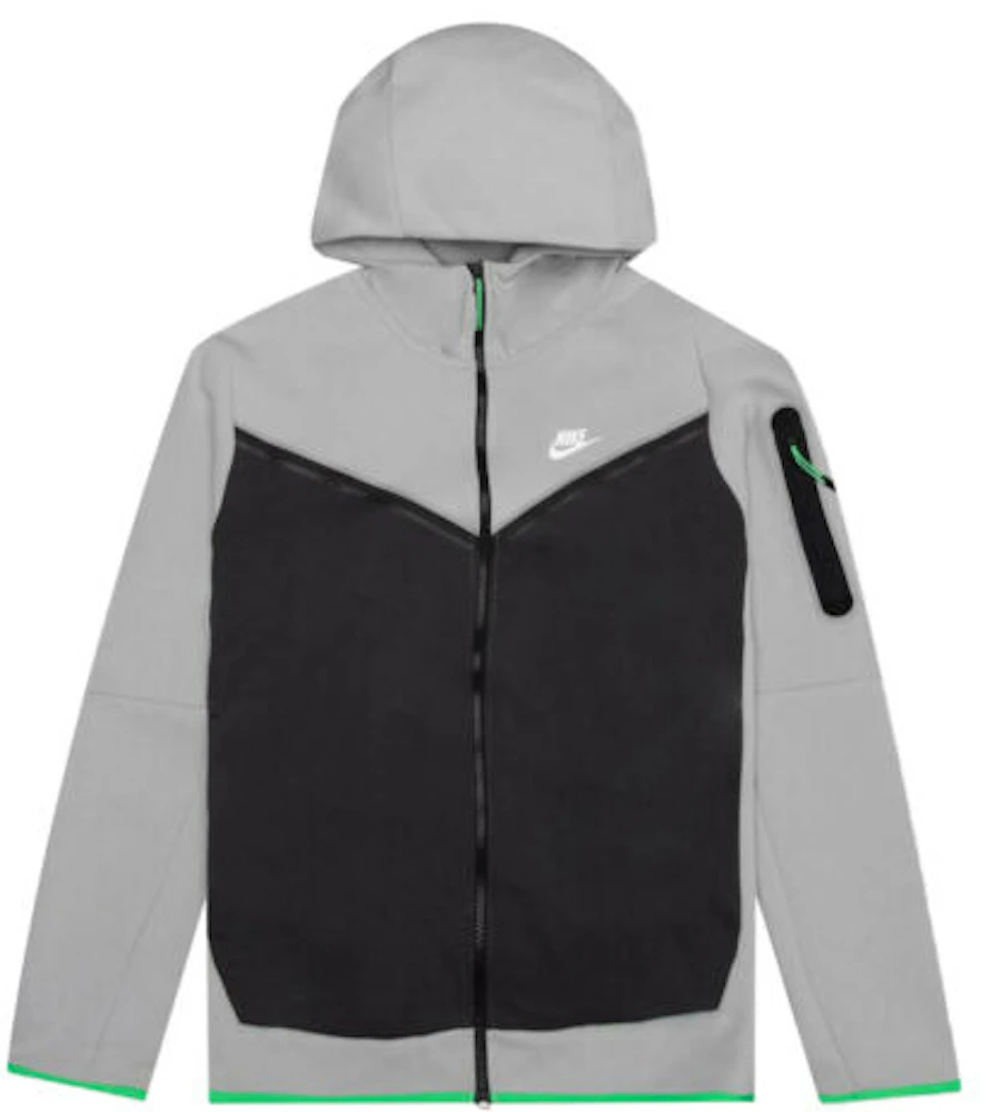 Grey Nike Tech Fleece Full Zip Hoodie - JD Sports Global