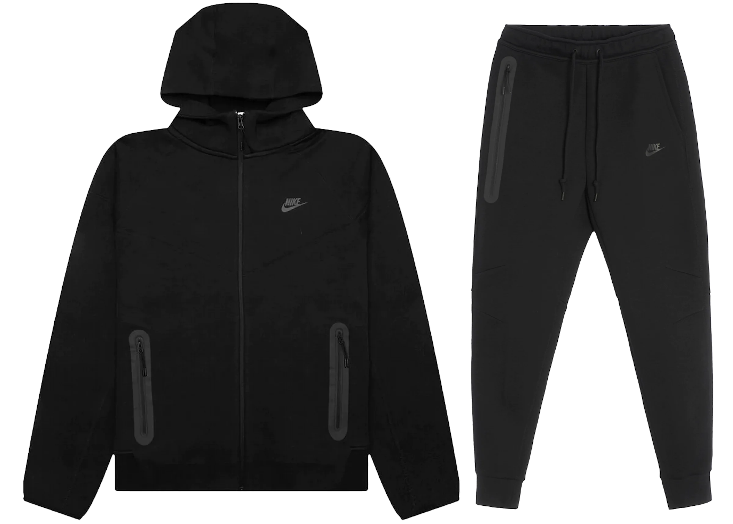 Nike Sportswear Tech Fleece Full-Zip Hoodie & Joggers Set Black/Black Men's  - FW23 - US